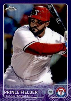 2015 Topps Chrome - Purple Refractor #12 Prince Fielder Front