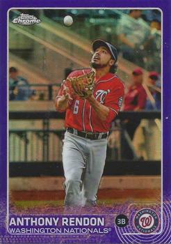 2015 Topps Chrome - Purple Refractor #62 Anthony Rendon Front