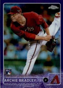 2015 Topps Chrome - Purple Refractor #96 Archie Bradley Front