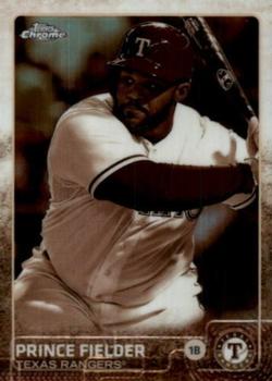 2015 Topps Chrome - Sepia Refractor #12 Prince Fielder Front