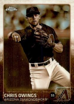 2015 Topps Chrome - Sepia Refractor #37 Chris Owings Front