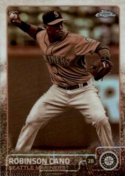 2015 Topps Chrome - Sepia Refractor #173 Robinson Cano Front