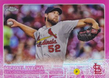 2015 Topps Chrome - Pink Refractor #85 Michael Wacha Front