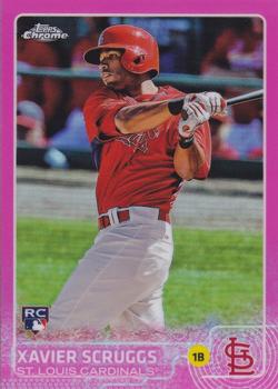 2015 Topps Chrome - Pink Refractor #166 Xavier Scruggs Front
