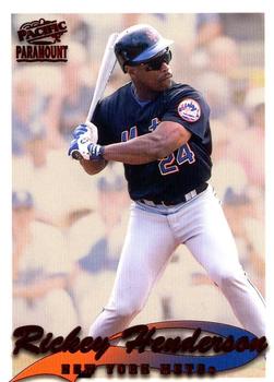 1999 Pacific Paramount - Red #150 Rickey Henderson  Front