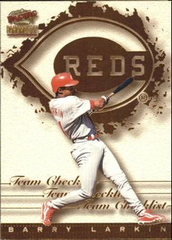 1999 Pacific Paramount - Team Checklists #8 Barry Larkin  Front