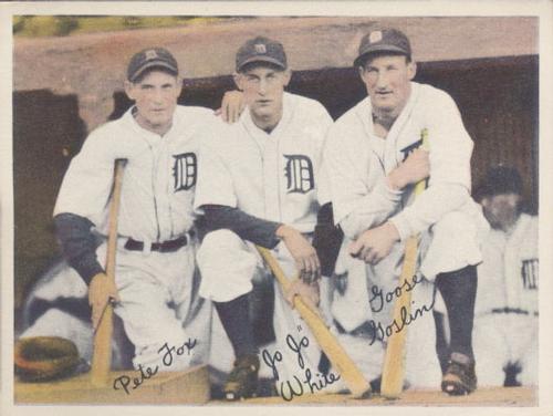 1936 National Chicle Pastels (R312) #NNO Pete Fox / Jo Jo White / Goose Goslin Front