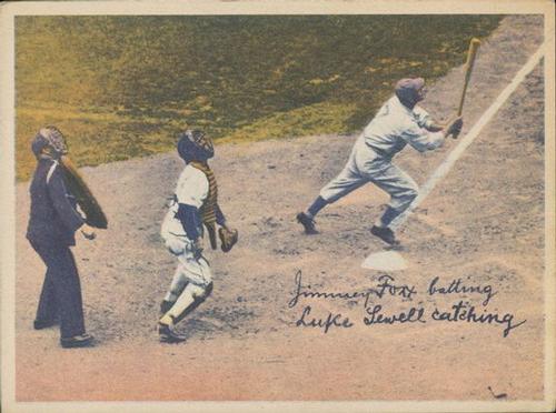 1936 National Chicle Pastels (R312) #NNO Jimmie Foxx / Luke Sewell Front
