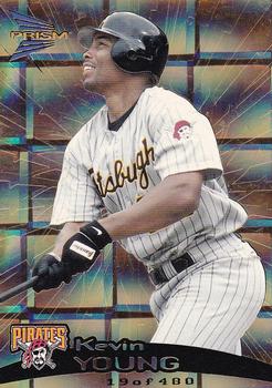 1999 Pacific Prism - Holographic Gold #116 Kevin Young  Front