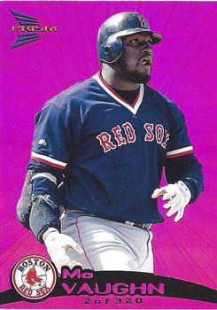 1999 Pacific Prism - Holographic Purple #25 Mo Vaughn  Front