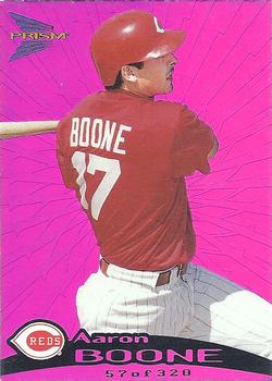 1999 Pacific Prism - Holographic Purple #37 Aaron Boone  Front
