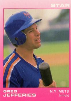 1989 Star Gregg Jefferies Pink - Glossy #11 Gregg Jefferies Front