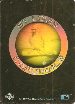 1992 Upper Deck - Team Logo Holograms #NNO St. Louis Cardinals Front