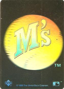 1992 Upper Deck - Team Logo Holograms #NNO Seattle Mariners Front