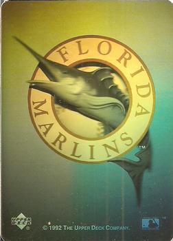 1992 Upper Deck - Team Logo Holograms #NNO Florida Marlins Front