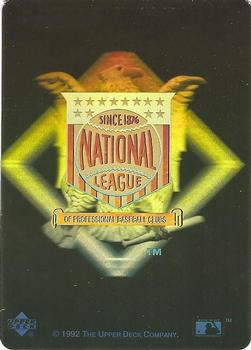 1992 Upper Deck - Team Logo Holograms #NNO National League Front