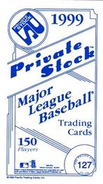 1999 Pacific Private Stock - PS-206 #127 David Ortiz Back
