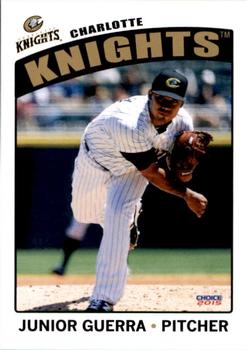 2015 Choice Charlotte Knights #09 Junior Guerra Front