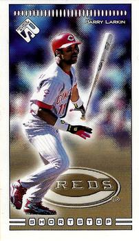 1999 Pacific Private Stock - PS-206 Red #110 Barry Larkin  Front