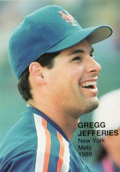 1989 Pacific Cards & Comics Rookies Superstars Two (unlicensed) #1 Gregg Jefferies Front
