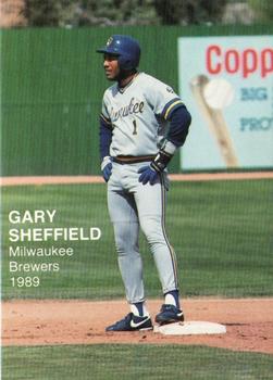 1989 Pacific Cards & Comics Rookies Superstars Two (unlicensed) #6 Gary Sheffield Front