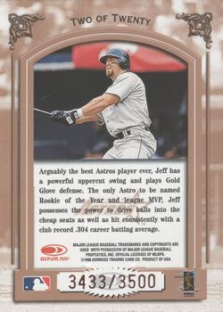 1998 Leaf - Heading for the Hall #2 Jeff Bagwell Back