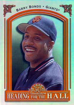 1998 Leaf - Heading for the Hall #5 Barry Bonds Front