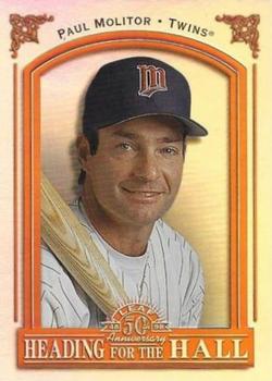 1998 Leaf - Heading for the Hall #14 Paul Molitor Front