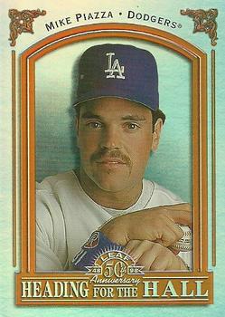 1998 Leaf - Heading for the Hall #16 Mike Piazza Front