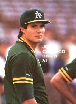 1988 Baseball's Best Photos (unlicensed) #29 Jose Canseco Front