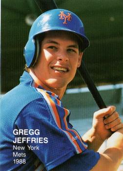 1988 Rookies II (unlicensed) #1 Gregg Jefferies Front