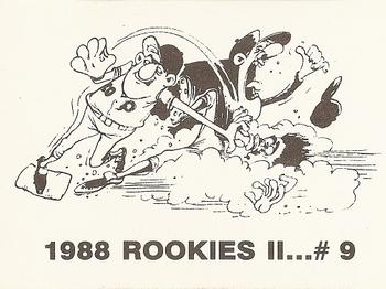 1988 Rookies II (unlicensed) #9 Al Leiter Back