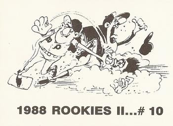 1988 Rookies II (unlicensed) #10 Jack McDowell Back