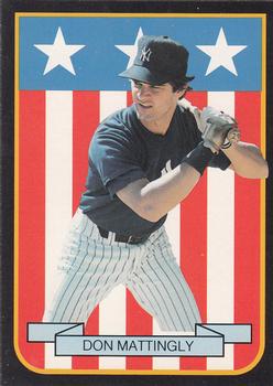 1989 Pacific Cards & Comics American Flag Series II (unlicensed) #3 Don Mattingly Front