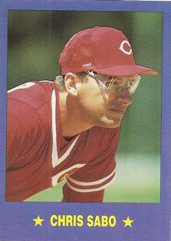 1989 Pacific Cards & Comics Action Superstars Series One (unlicensed) #6 Chris Sabo Front