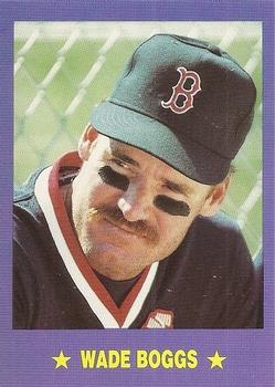 1989 Pacific Cards & Comics Action Superstars Series One (unlicensed) #8 Wade Boggs Front