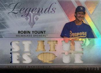 2015 Topps Triple Threads - Relic Legends #TTRL-RY Robin Yount Front
