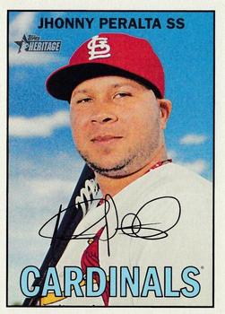 2016 Topps Heritage #14 Jhonny Peralta Front