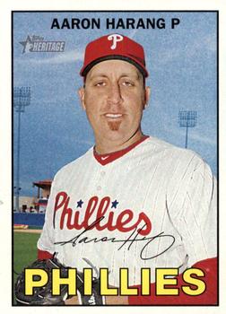 2016 Topps Heritage #211 Aaron Harang Front