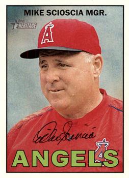 2016 Topps Heritage #267 Mike Scioscia Front