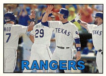 2016 Topps Heritage #355 Texas Rangers Front