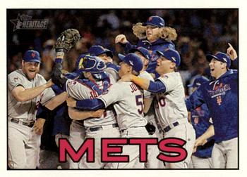 2016 Topps Heritage #358 New York Mets Front