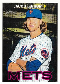 2016 Topps Heritage #495 Jacob DeGrom Front
