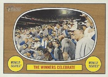 2016 Topps Heritage #155 The Winners Celebrate Front