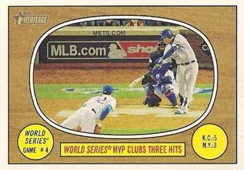 2016 Topps Heritage #153 World Series MVP Clubs Three Hits Front