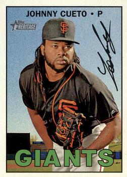 2016 Topps Heritage #588 Johnny Cueto Front