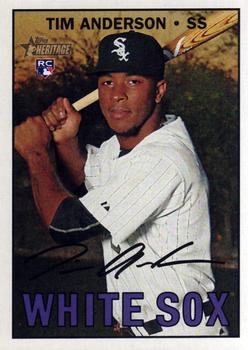 2016 Topps Heritage #674 Tim Anderson Front