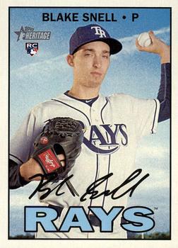 2016 Topps Heritage #705 Blake Snell Front
