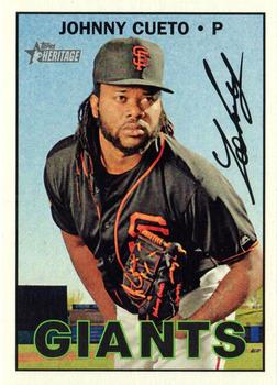 2016 Topps Heritage #588 Johnny Cueto Front