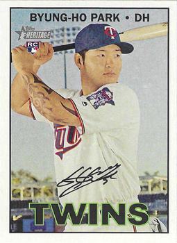 2016 Topps Heritage #708 Byung-Ho Park Front